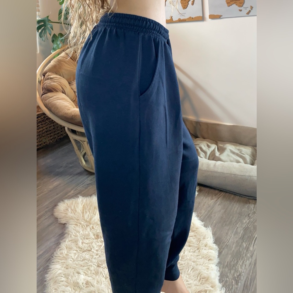 Panther Black Fleece Jogger Sweatpants – Size L